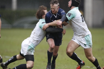 Action from the RCMA Varsity Rugby League game between Cambridge University and Oxford University at the HAC Ground, Moorgate, London on Fri Mar 9, 2018